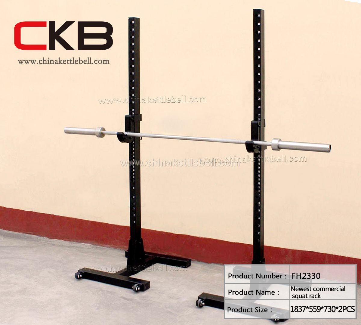 Newest commercial squat rack