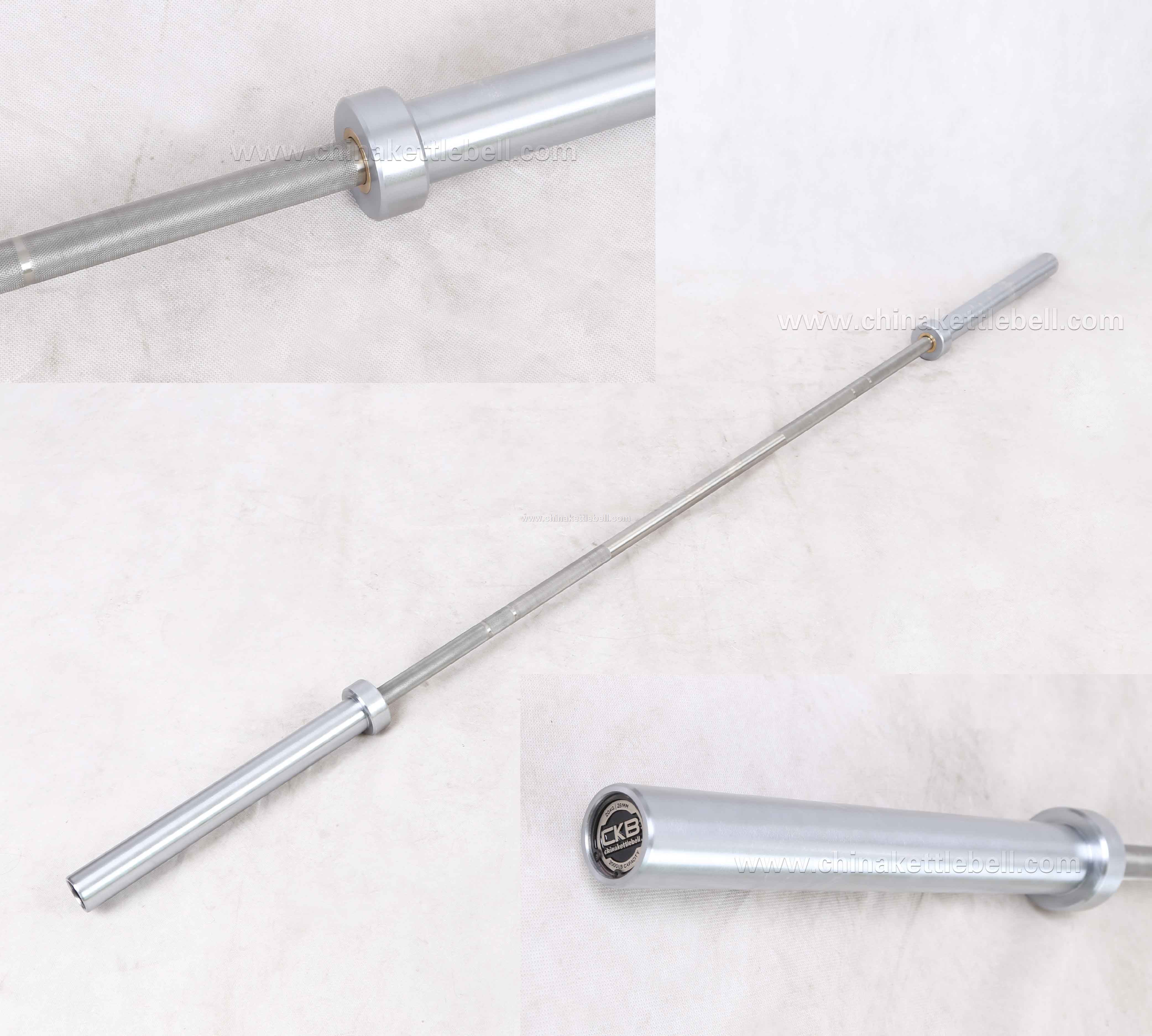 Stainless bar with hardened chrome sleeve