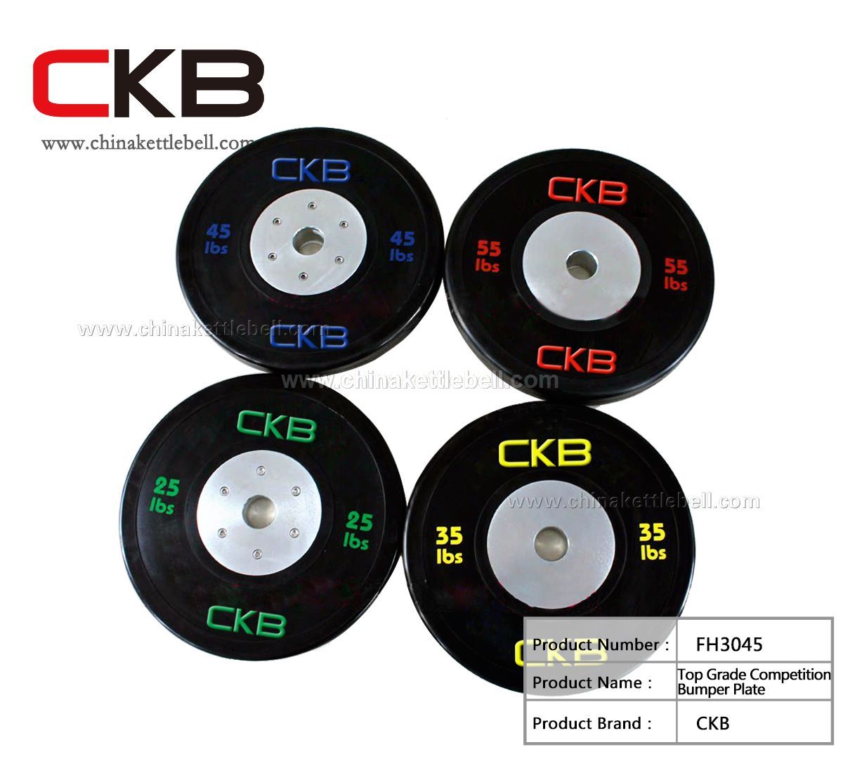 Top grade competition bumper plate