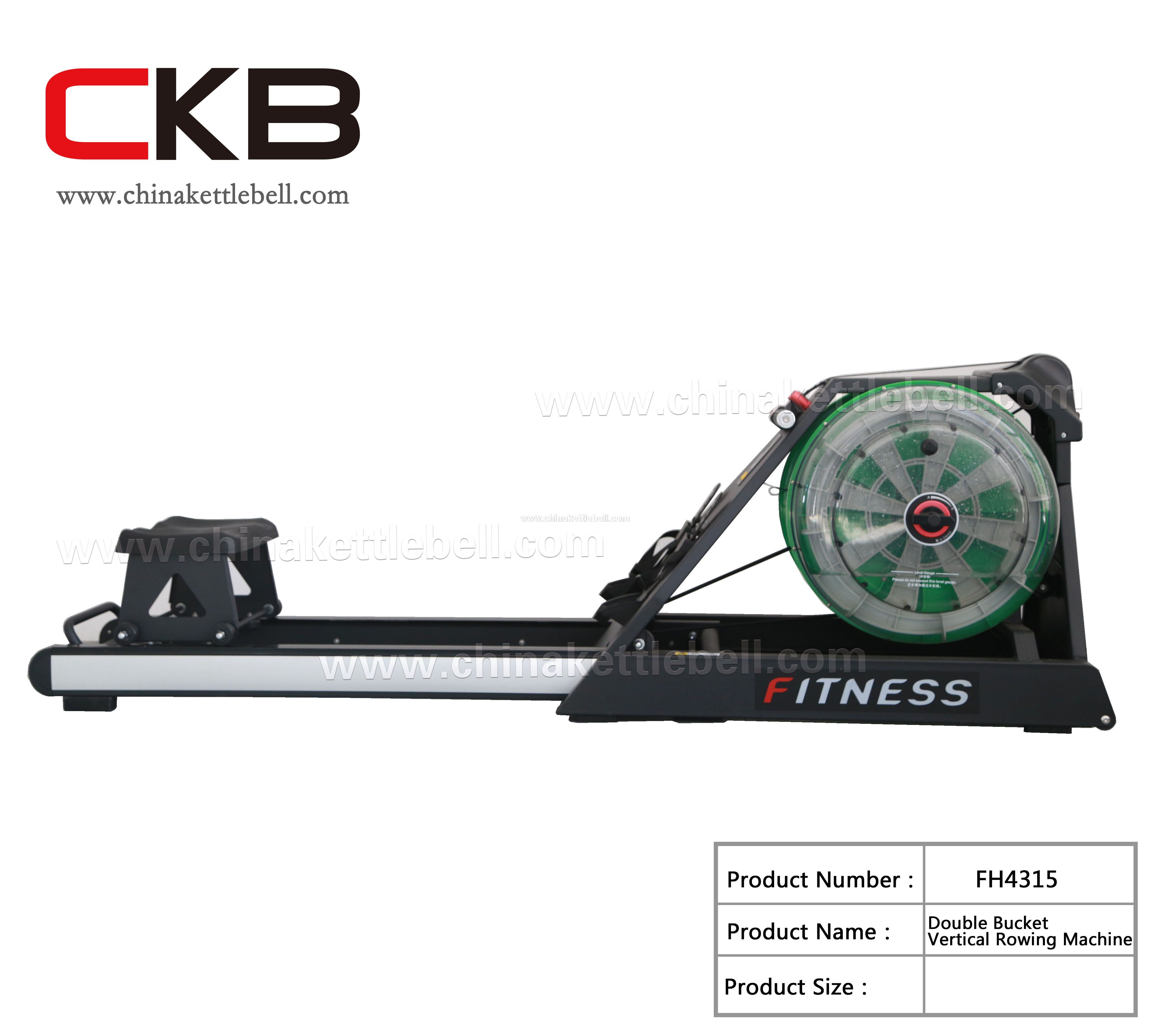 Double Bucket Vertical Rowing Machine