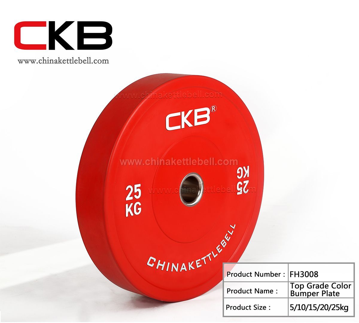 Top grade color bumper plate