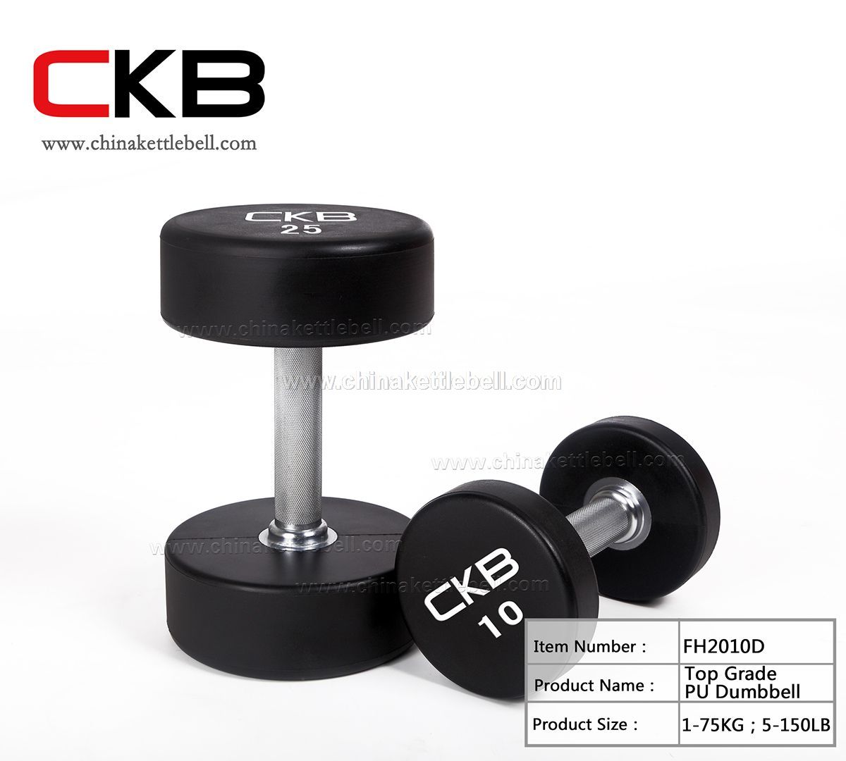 Top Grade PU dumbbell