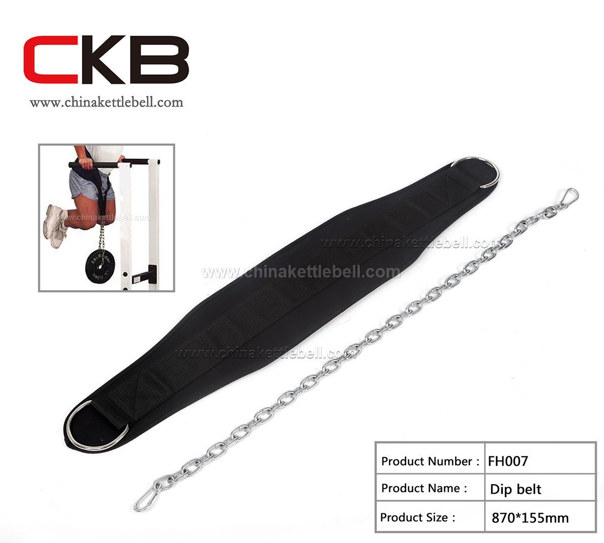Dip belt