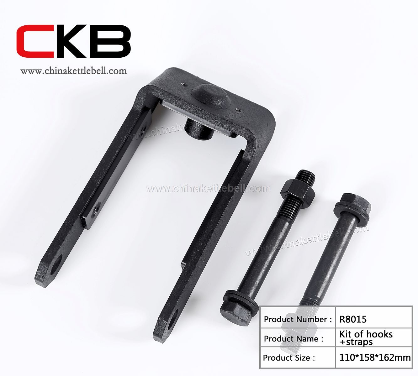 Kit of hooks +straps