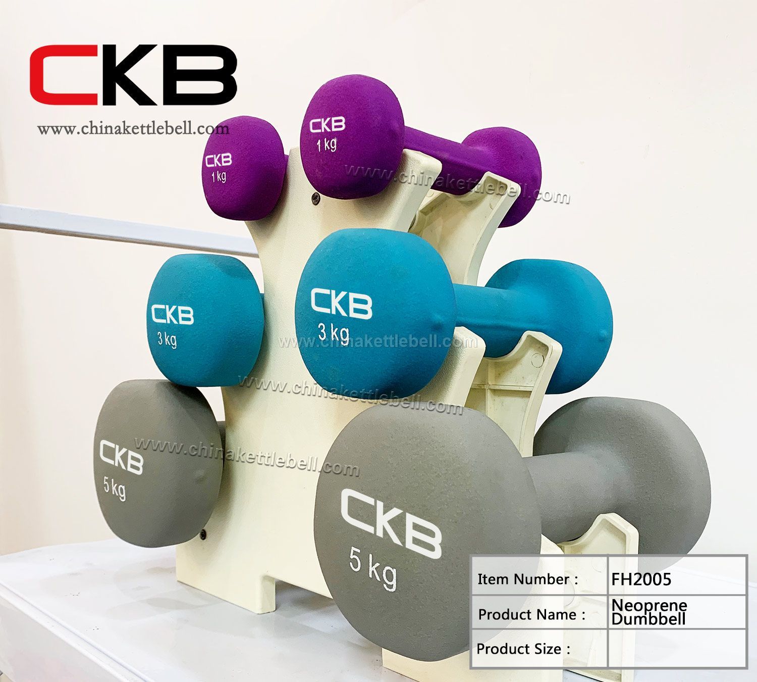 Neoprene dumbbell