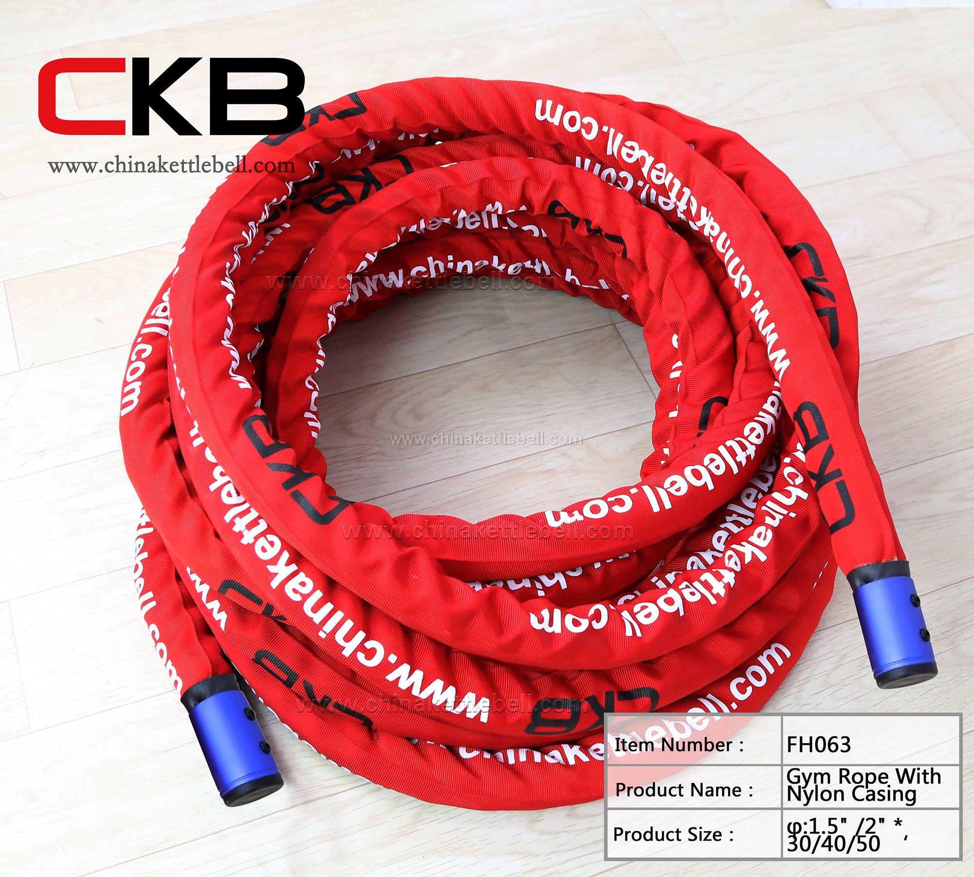 Gym rope with Nylon casing