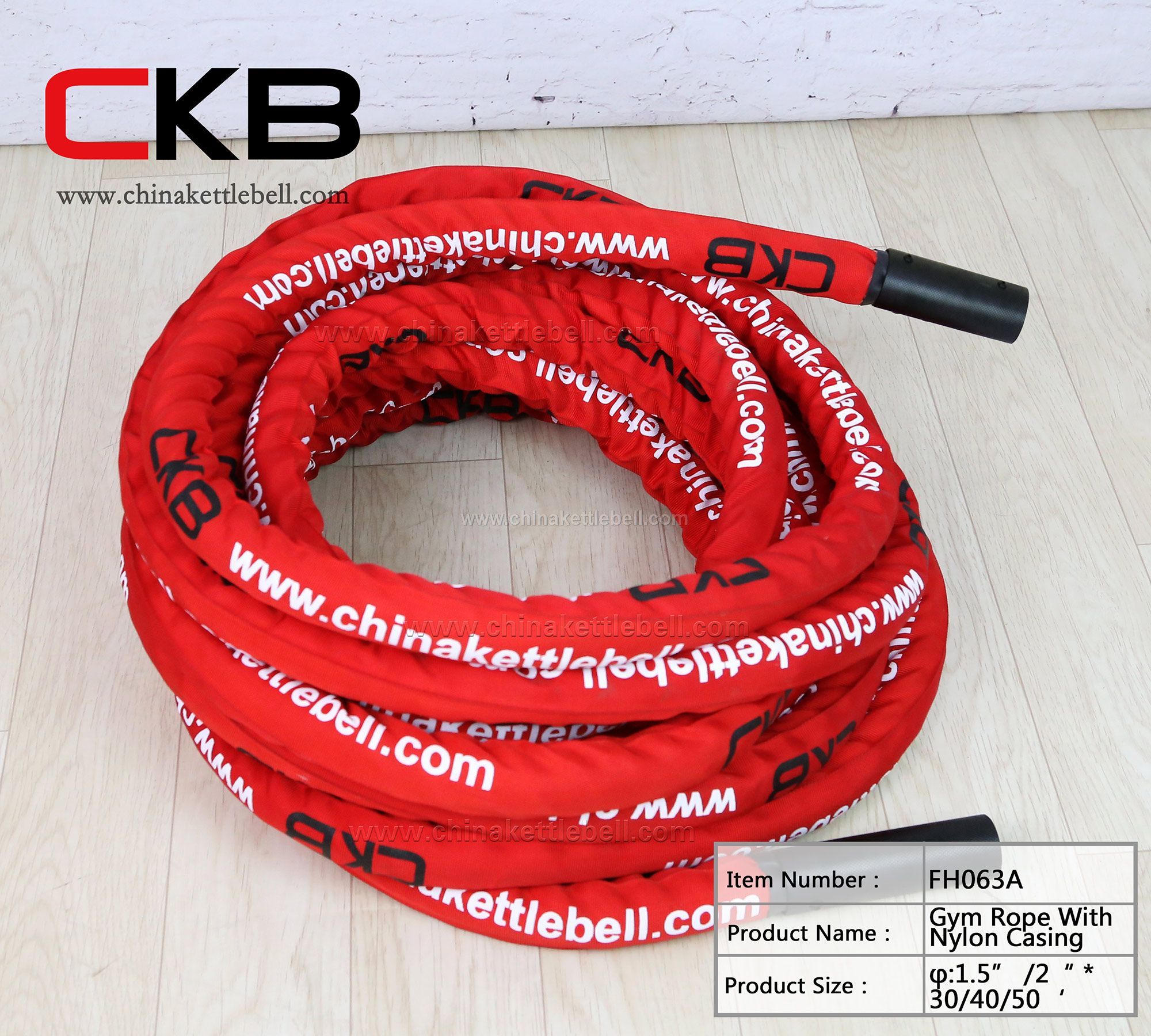 Gym rope with Nylon casing