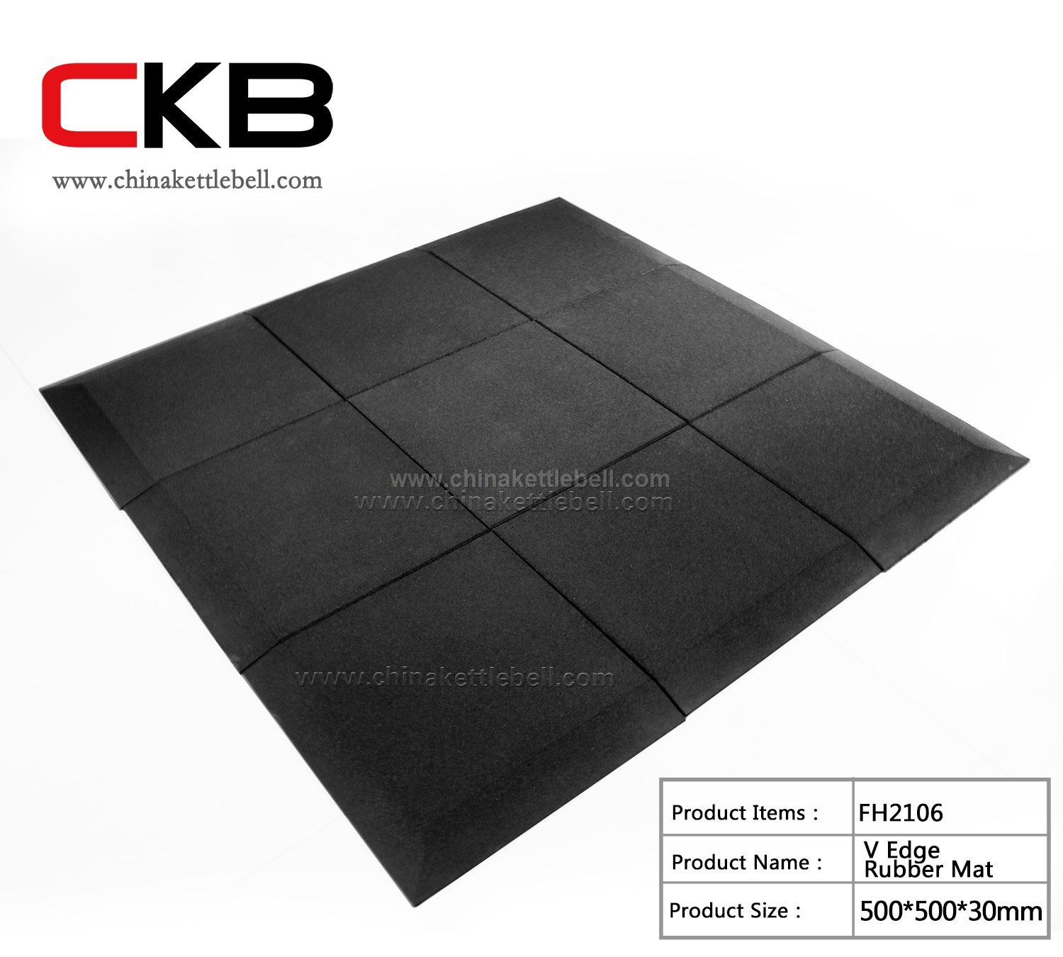 V Edge Rubber Mat