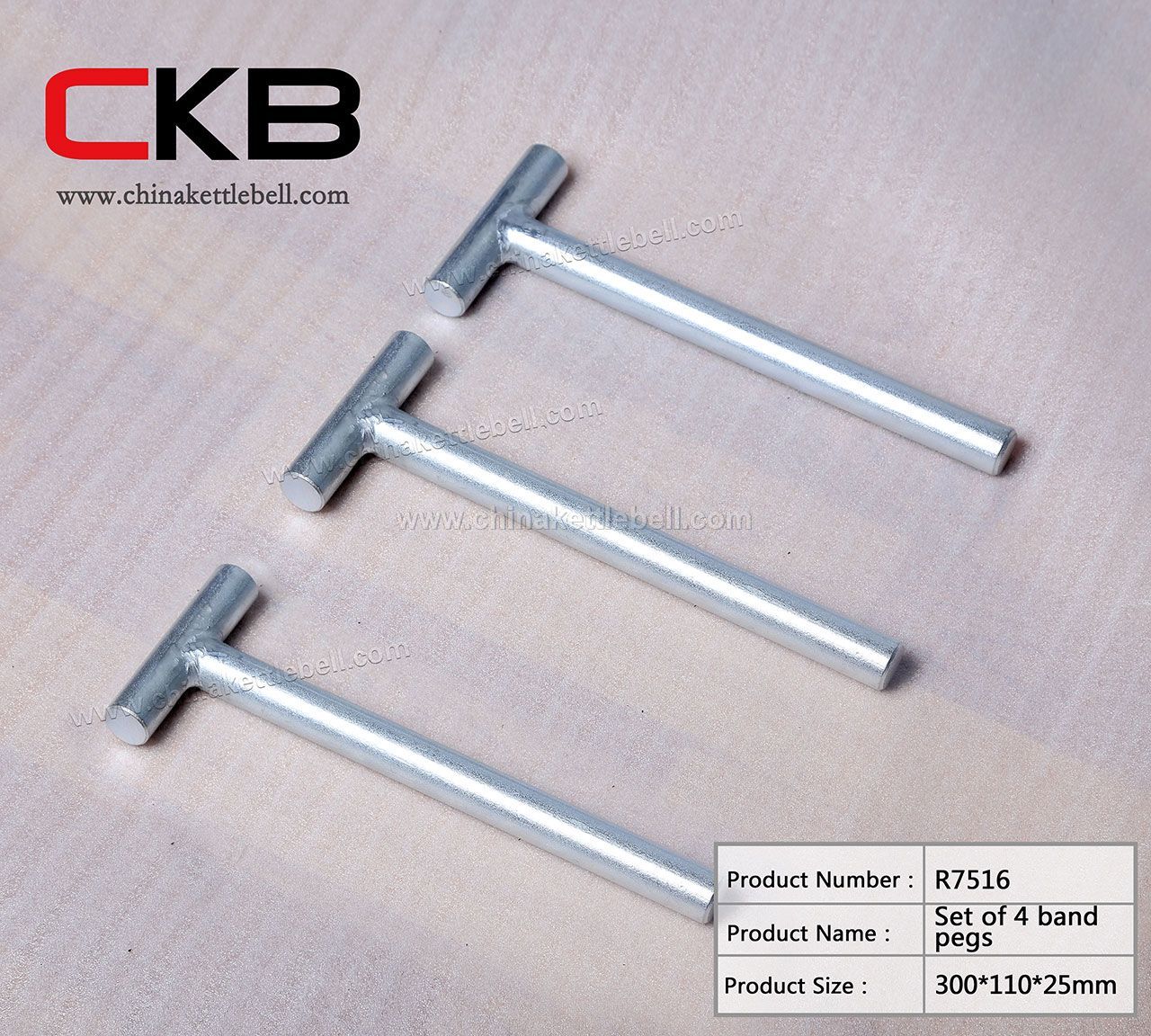 Set Of 4 Band Pegs