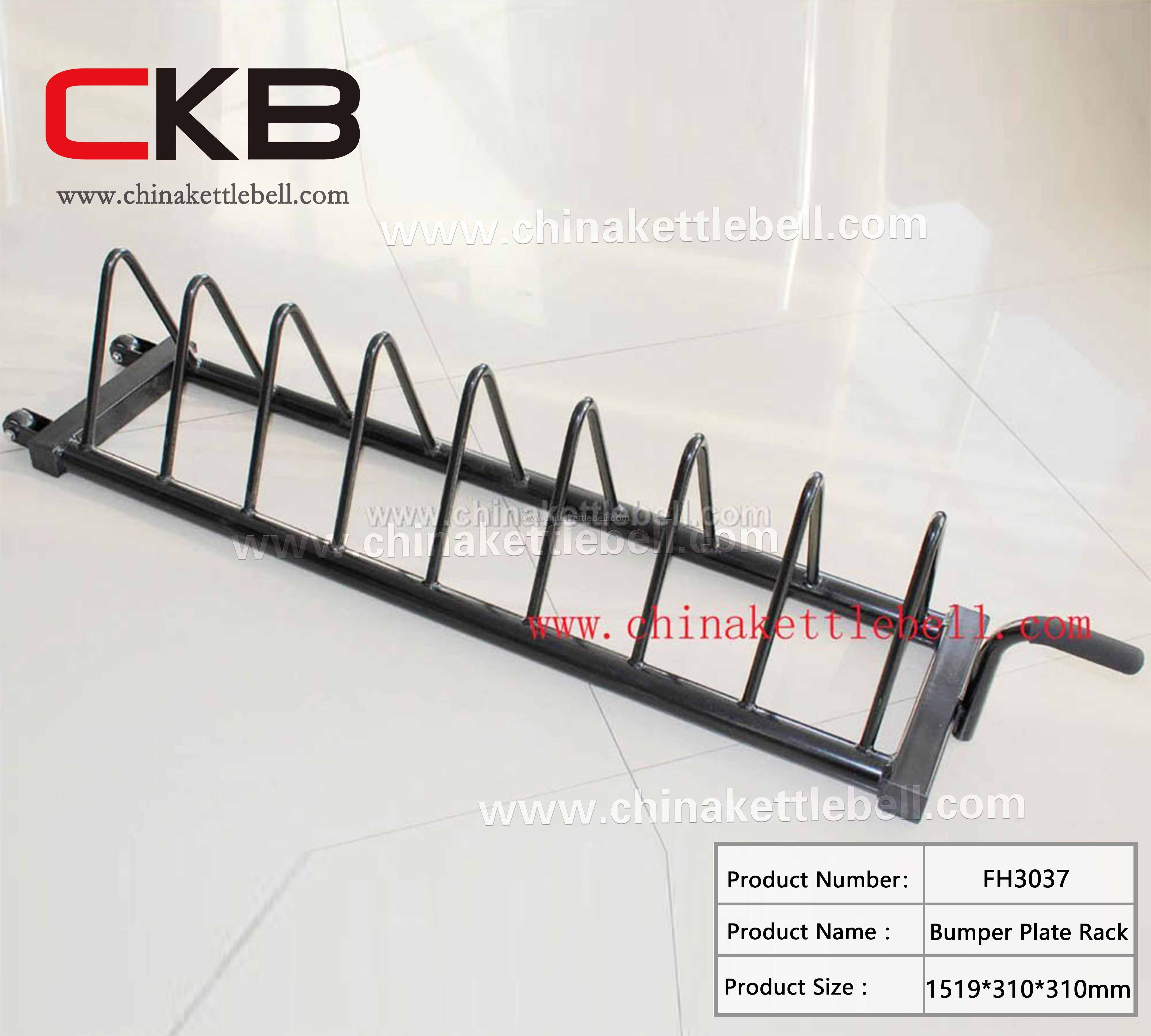 Bumper plate rack