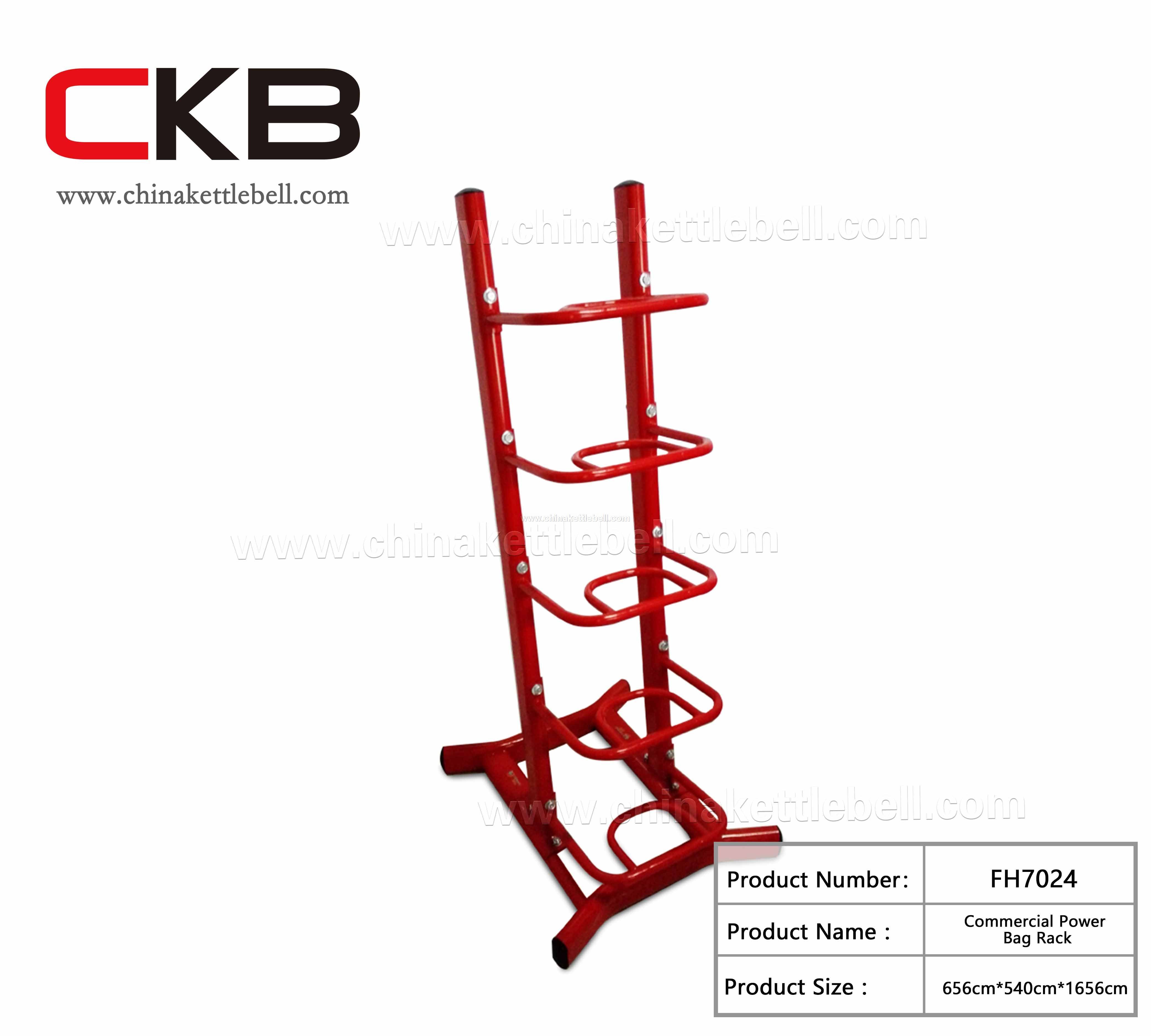 Commercial power bag rack